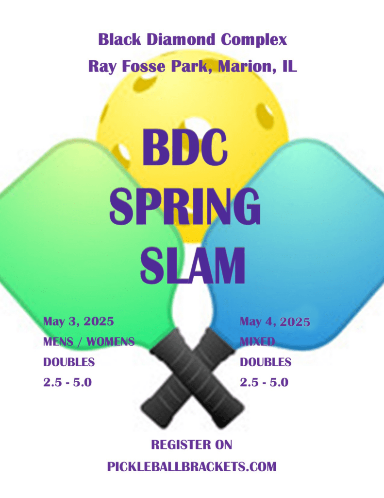 2025 pickleball spring slam flyer